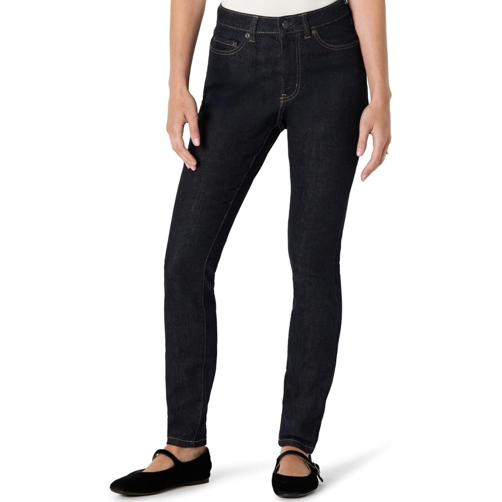 Amazon Essentials Womens High-Rise Curvy Skinny Jeans Dark Wash Indigo 16 Long